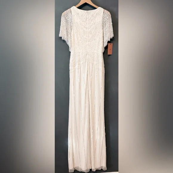 BHLDN White Beaded Sorrento Wedding Gown - Picture 7 of 12